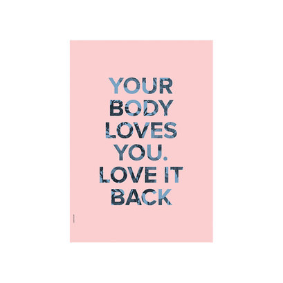 A5 Kaart - Your Body Loves You