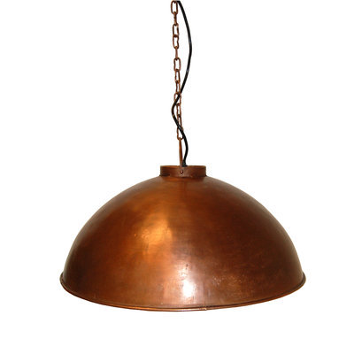 Industriele hanglamp koper