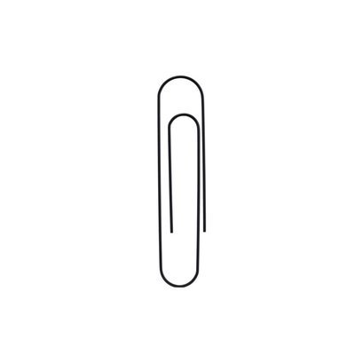 mega-paperclip-zwart