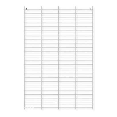 wandrek 80x120 metaal wit fency