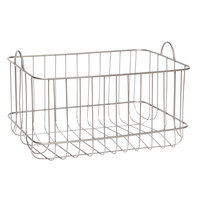 Metalen draadmand halfronde handvatten metaal