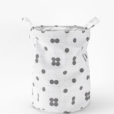 Opbergmand Wasmand Dots Roomblush